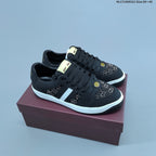 Gucci Screener Distressed Low-Top Sneakers