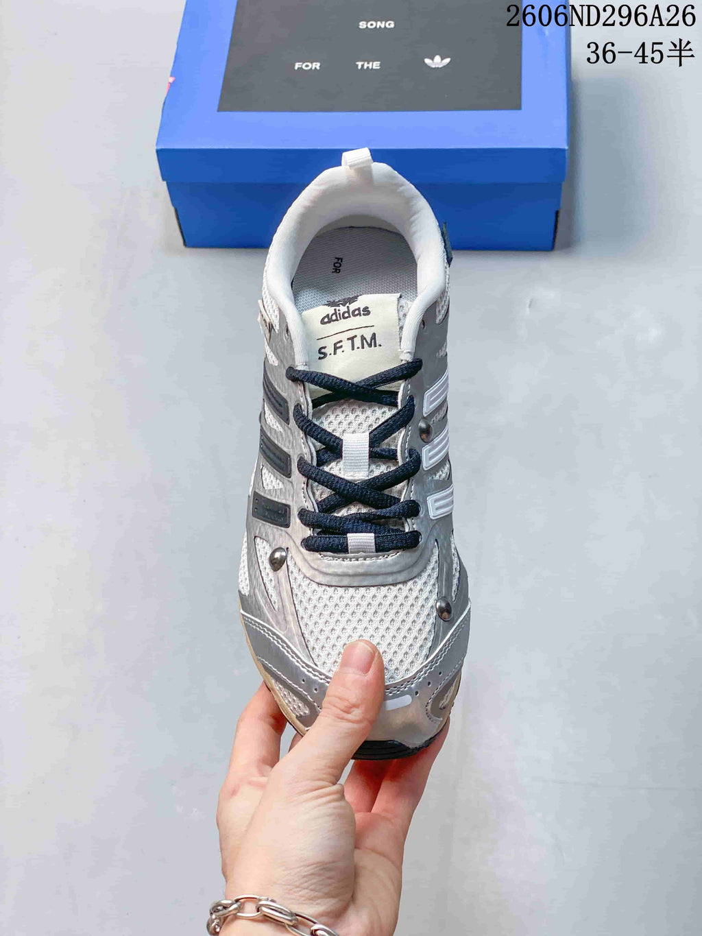 adidas Originals PR SFTM Sneakers Silver White HP3525