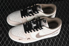 Nike SB Dunk Low Cream Houndstooth Swoosh Sneakers