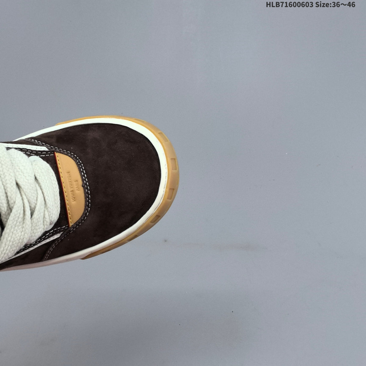 Louis Vuitton Tilted Low Sneakers in Brown and Gum