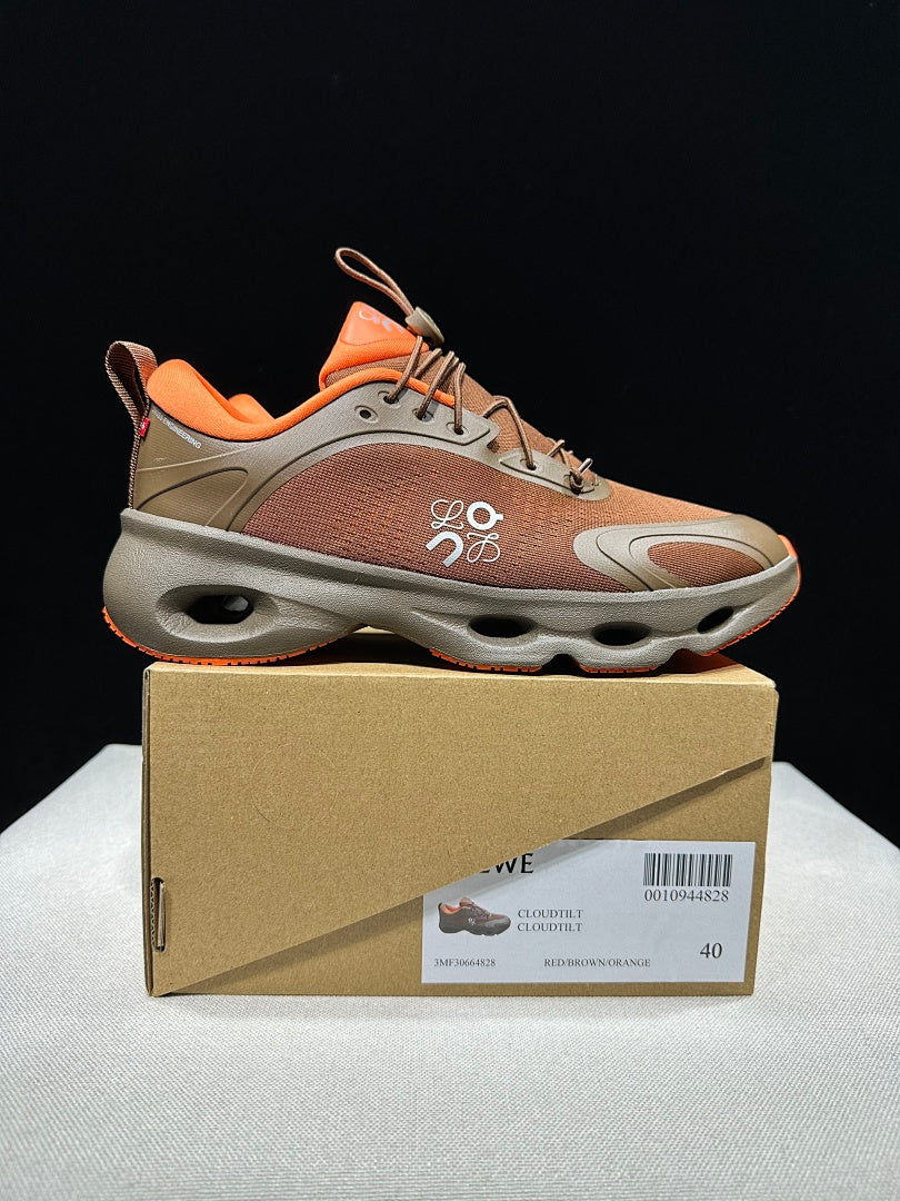 LOEWE x On Cloudventure 3.0 Sneakers Brown Orange