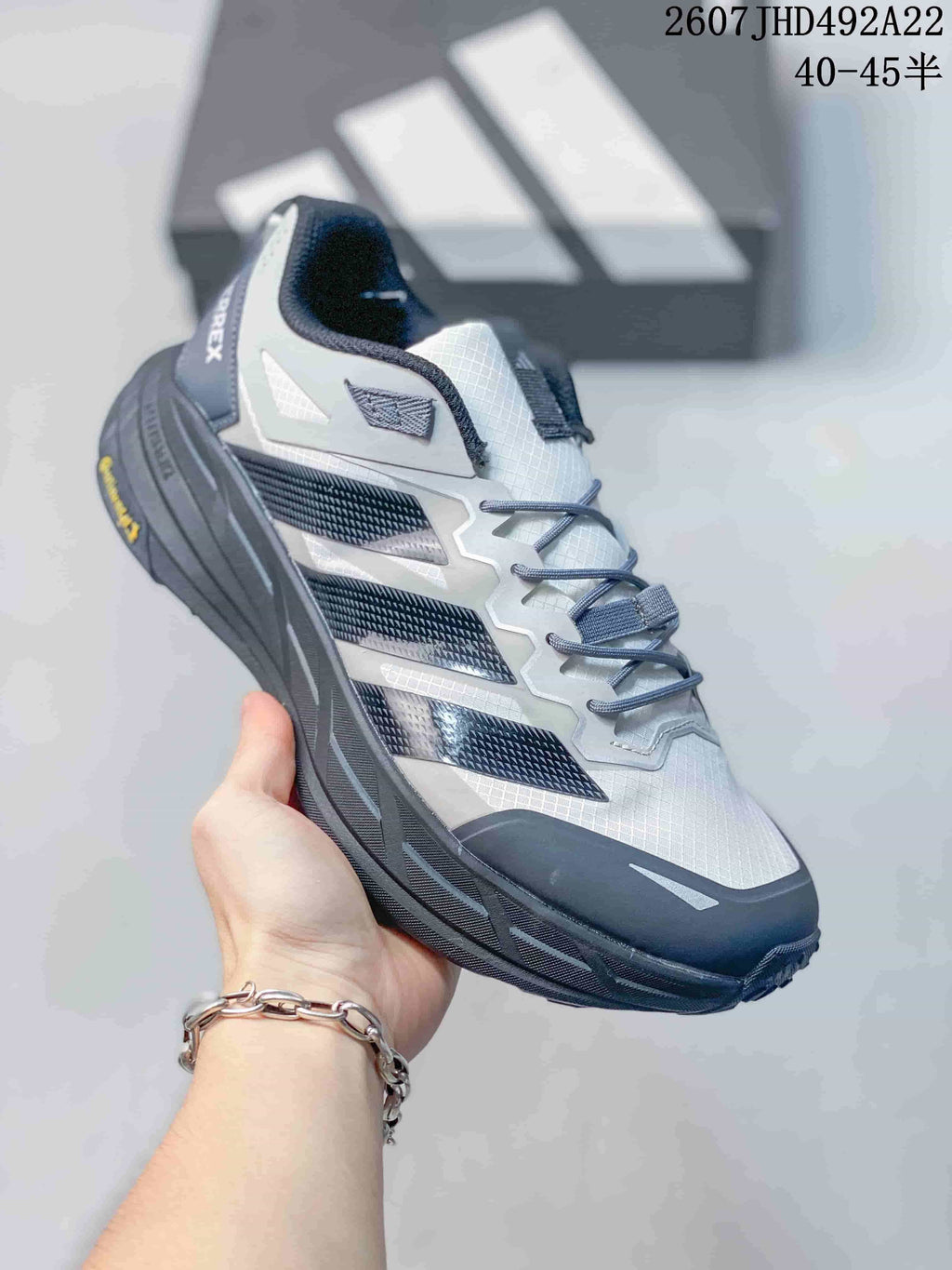 Adidas Terrex Free Hiker SL GORE-TEX Hiking Shoes White Black