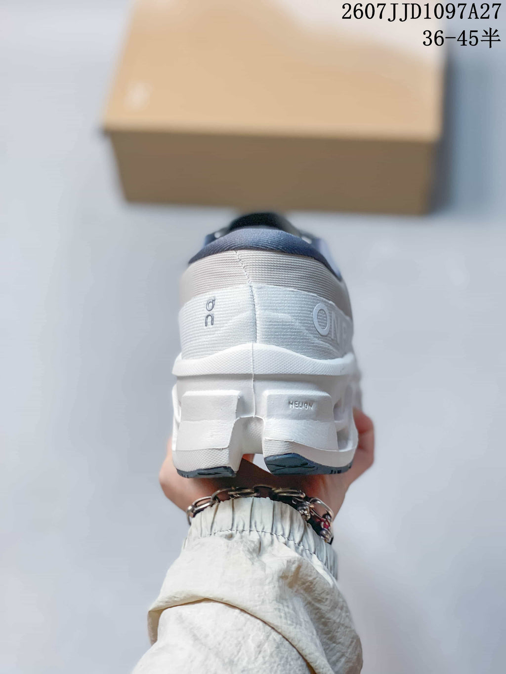 On Cloudmonster 3 Sneakers White Gray 3MG1