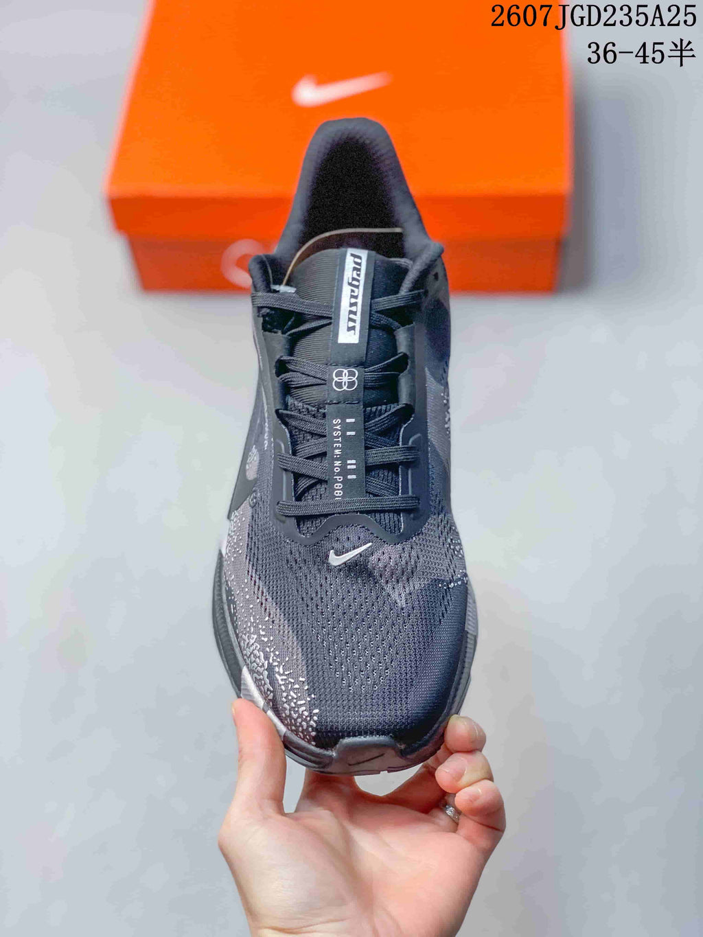 Nike Air Zoom Pegasus 42 Running Shoes Black Gray