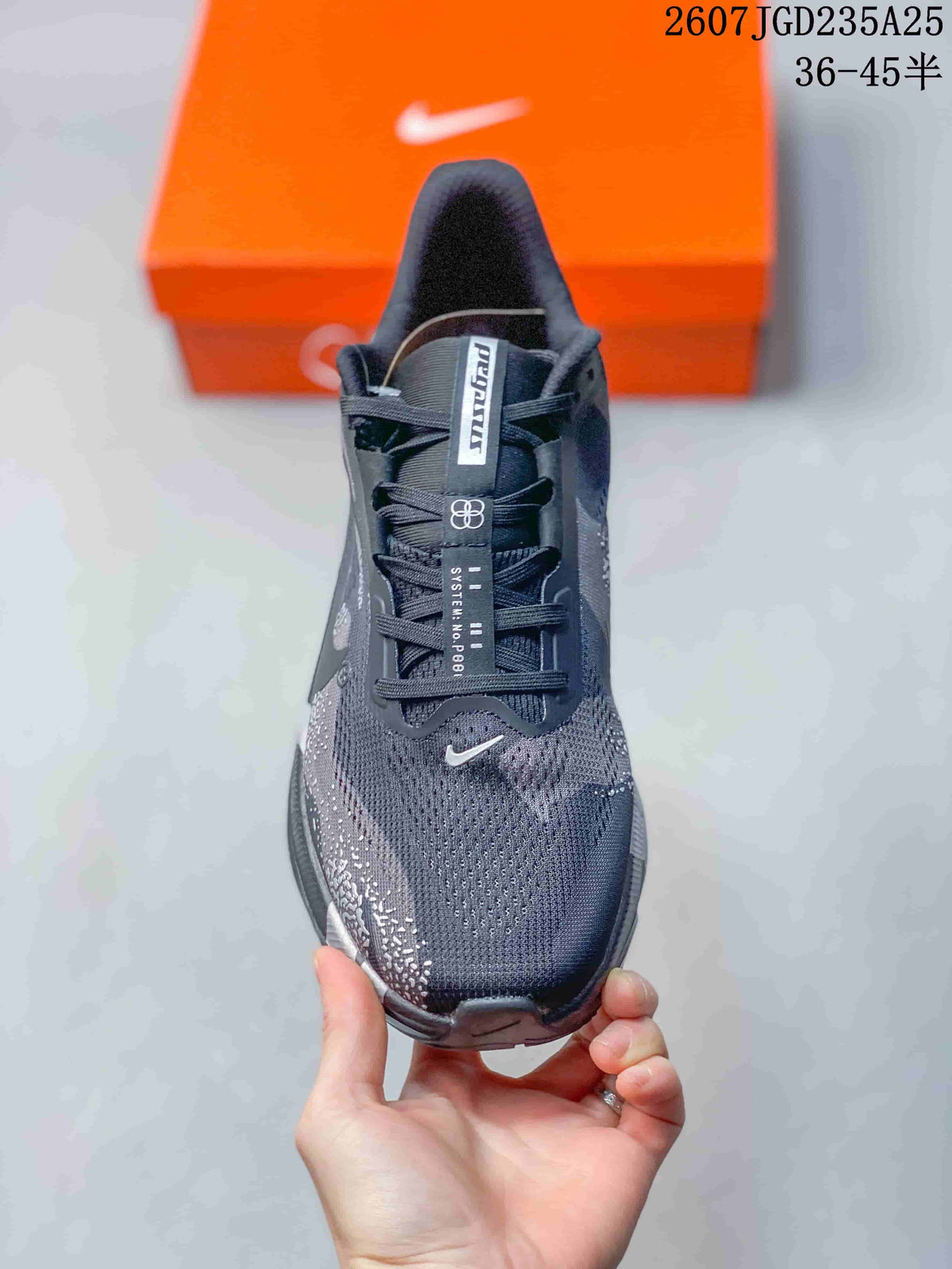 Nike Air Zoom Pegasus 42 Running Shoes Black Gray