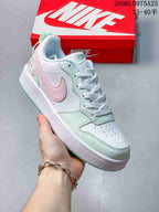 Nike Court Borough Low Sneakers White Mint Pink 2606LD975A25