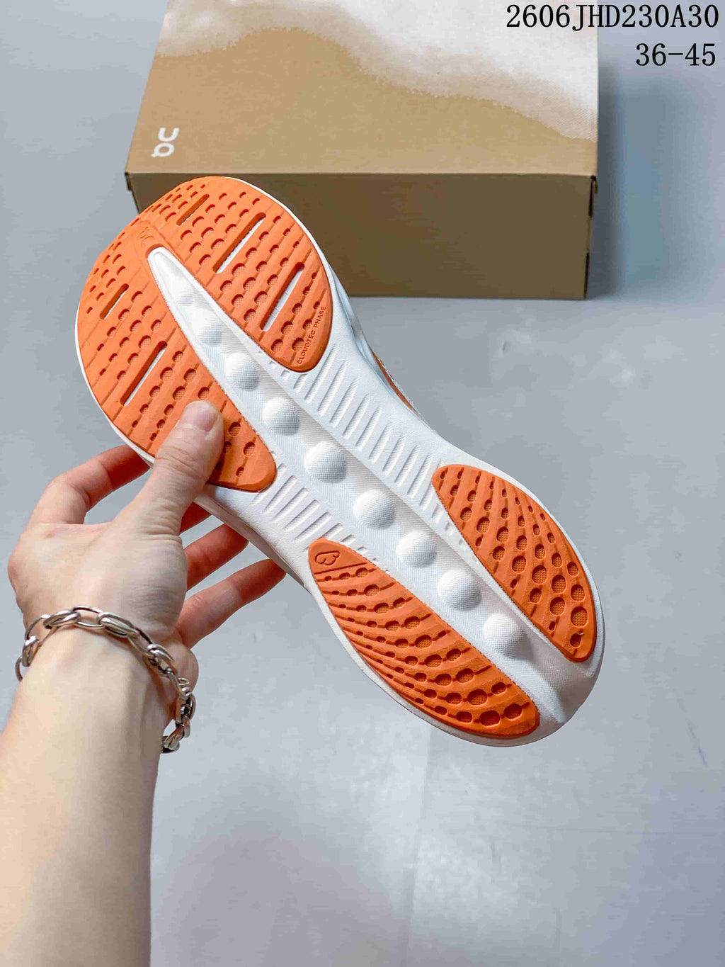On Cloudtilt Sneakers in White and Orange