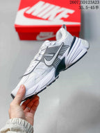 Nike V2K Run White Black Retro Low-Top Sneakers