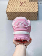 Louis Vuitton Trainer Maxi Pink Low-Top Sneakers