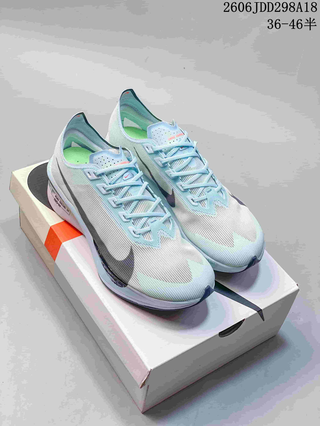 Nike ZoomX Vaporfly NEXT% 4 Road Racing Shoes Blue/White