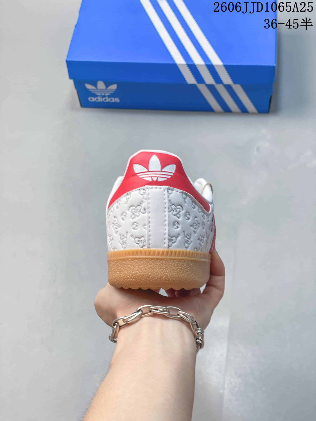 Adidas Originals Samba Vegan OG Disney Sneakers White Red