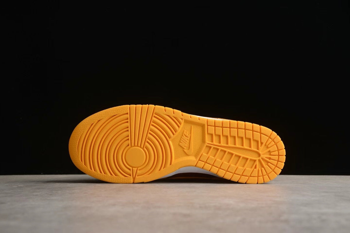 Nike SB Dunk Low Yellow Burgundy Sneakers