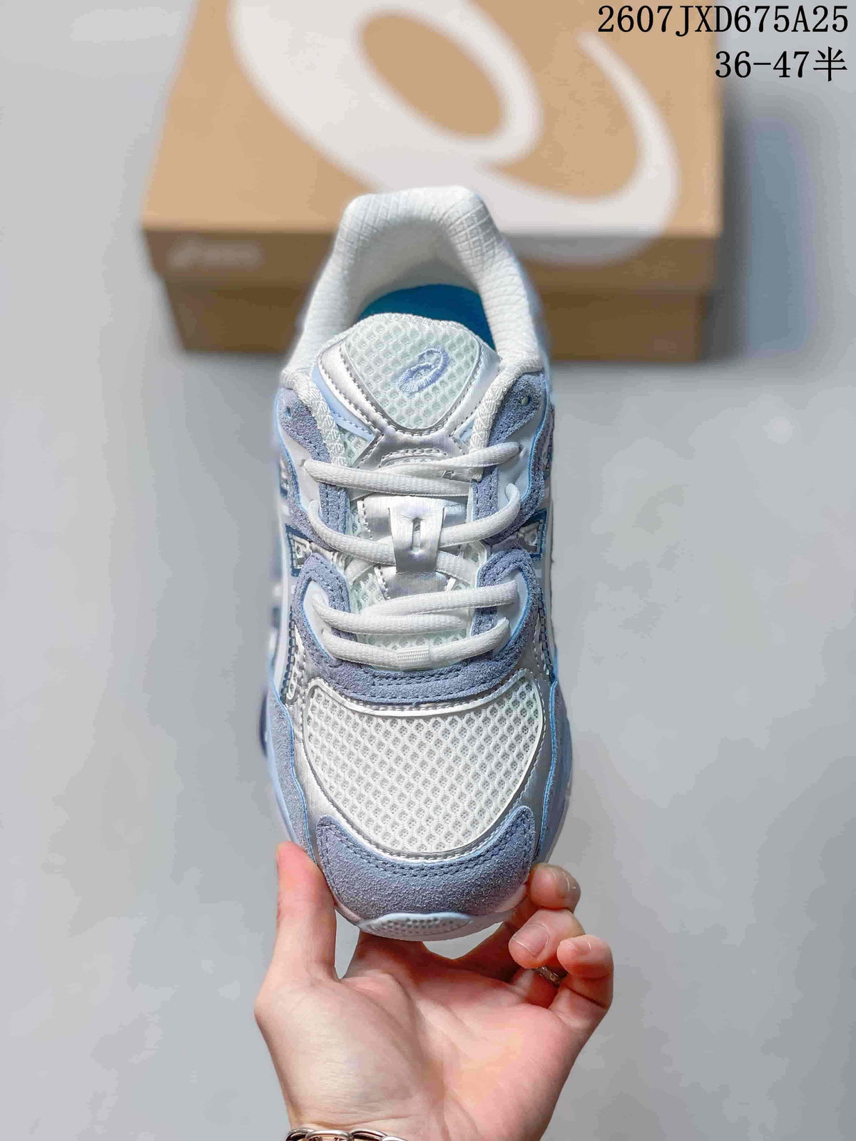 ASICS Gel-NYC Blue and White Lifestyle Sneakers 712450RRU