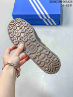 Adidas Originals Gazelle Indoor Sneakers Gray Gold JQ8386