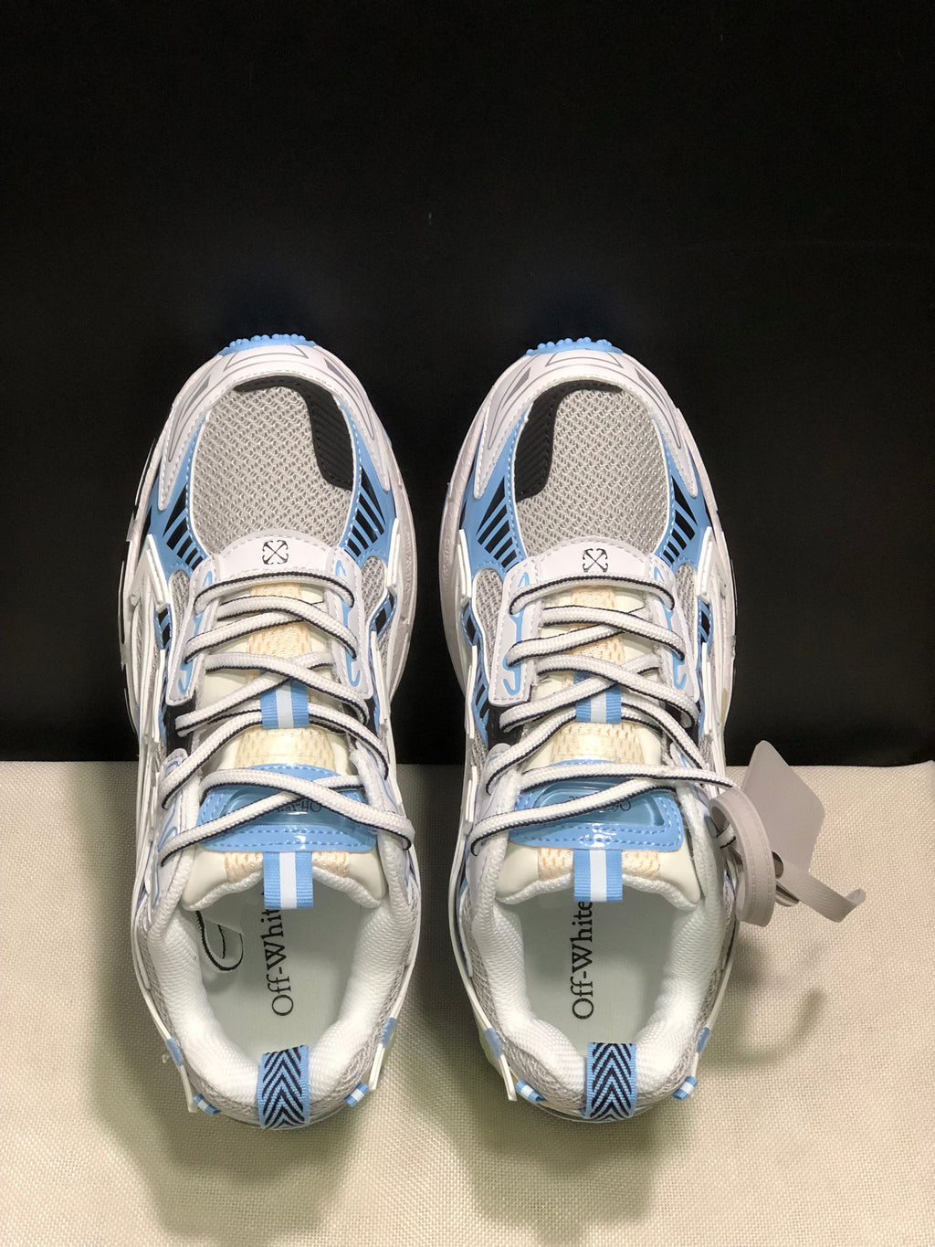 Off-White Be Right Back Sneakers White Blue Black