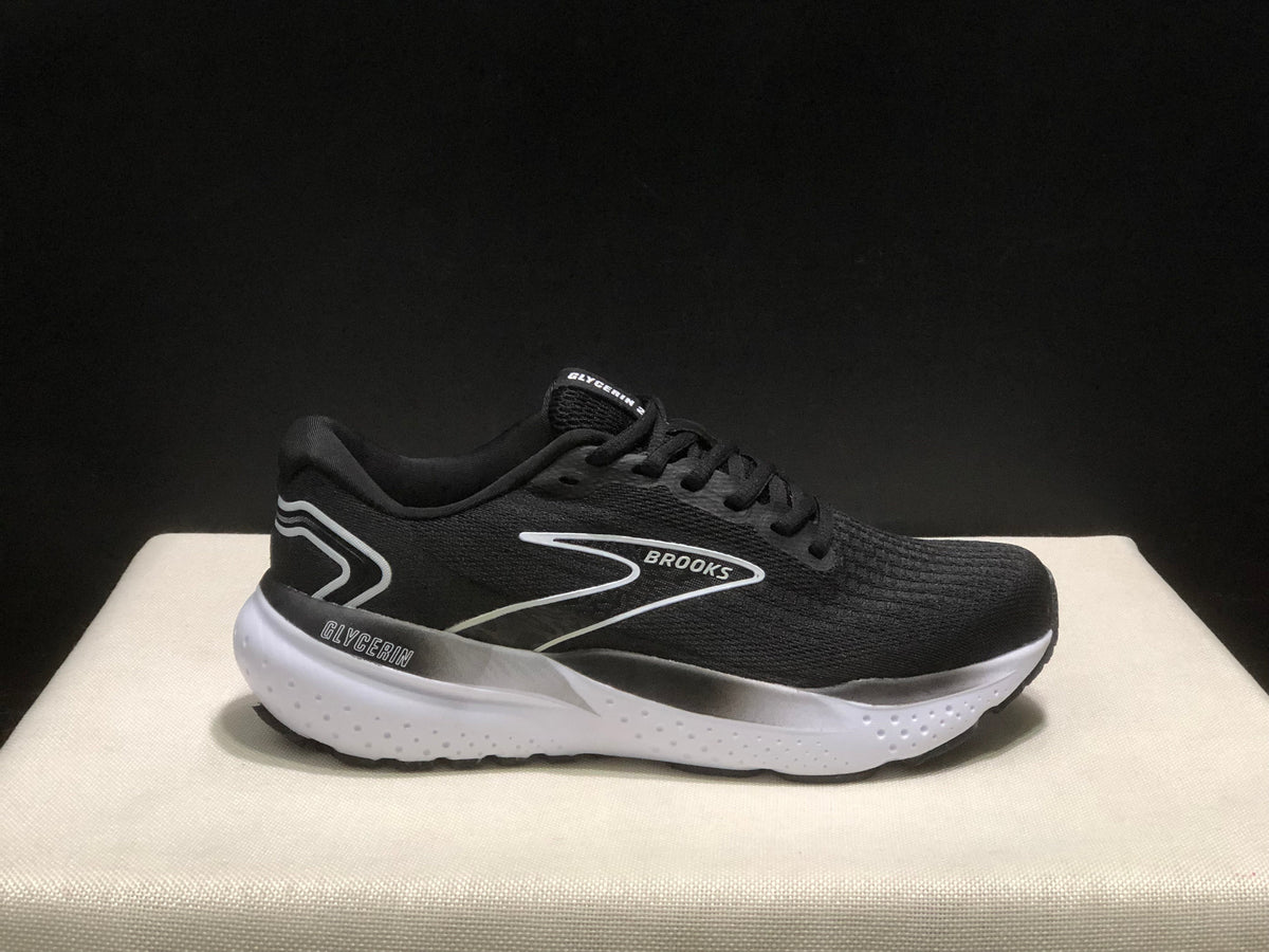 Brooks Glycerin 21 Running Shoes Black Grey White