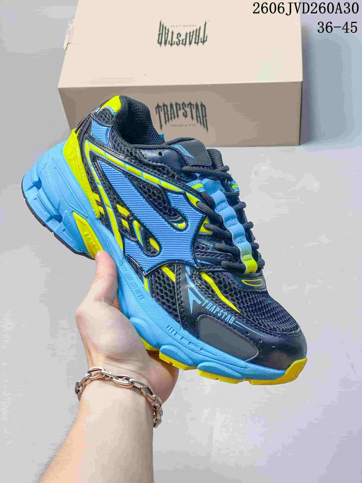 Trapstar Trispeed 3000 Retro Chunky Running Sneakers