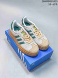 Adidas Gazelle Bold W Sneakers White Green Gum Sole 2606ND295A25