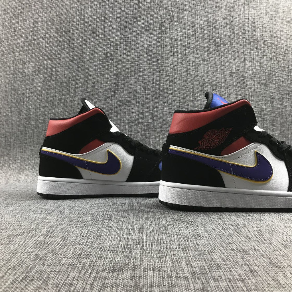 Air Jordan 1 Mid What The Multicolor Sneakers 852542-005