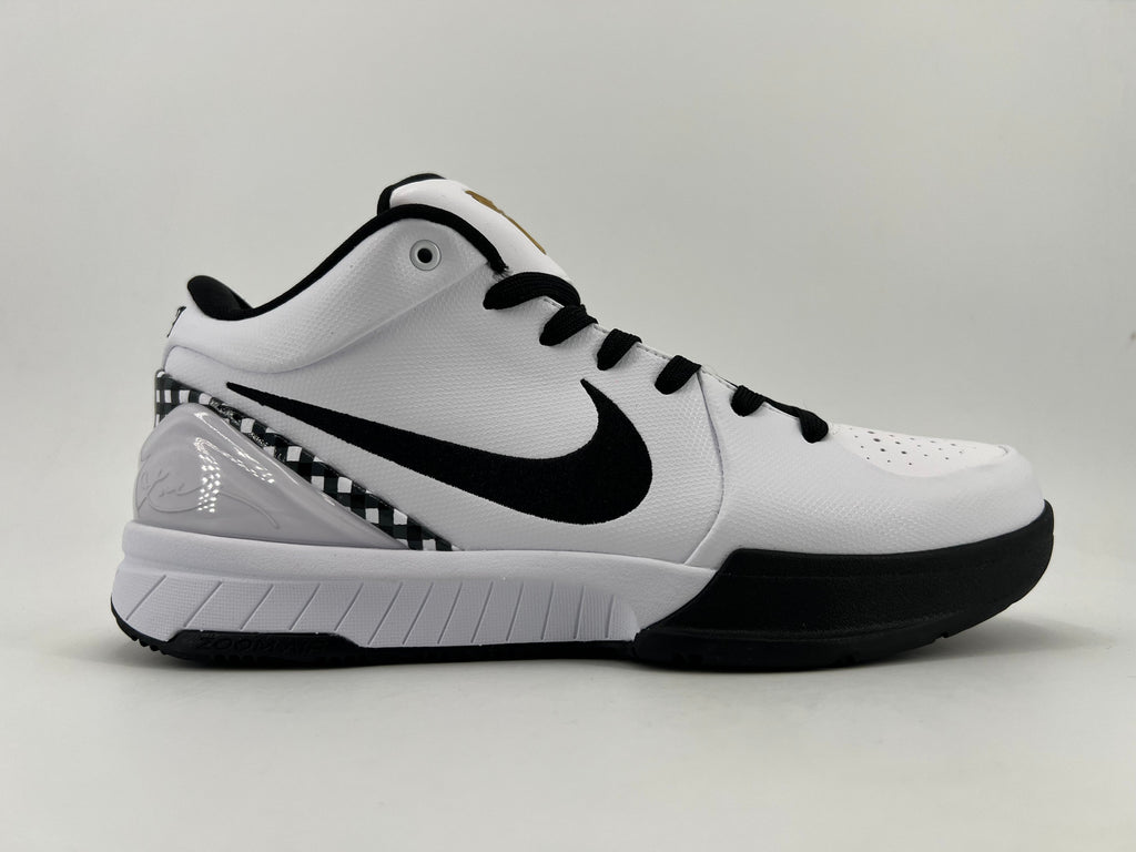 Nike Kobe 4 GIGI White Black Basketball Shoes