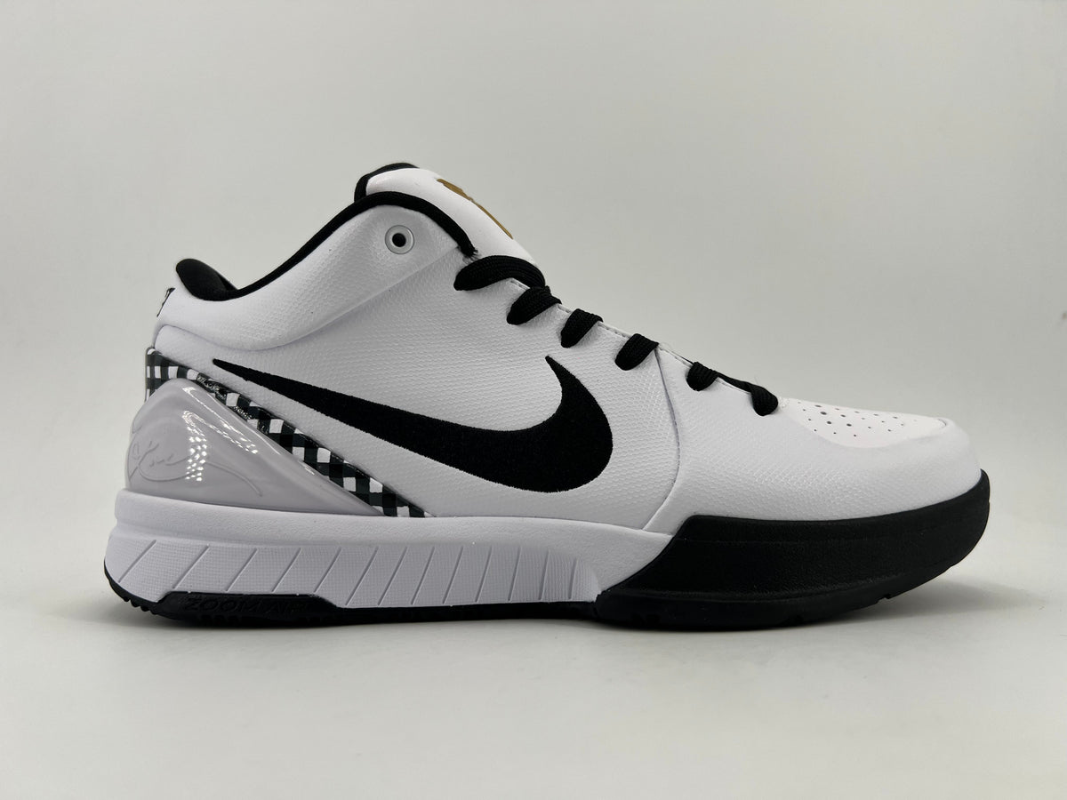 Nike Kobe 4 GIGI White Black Basketball Shoes
