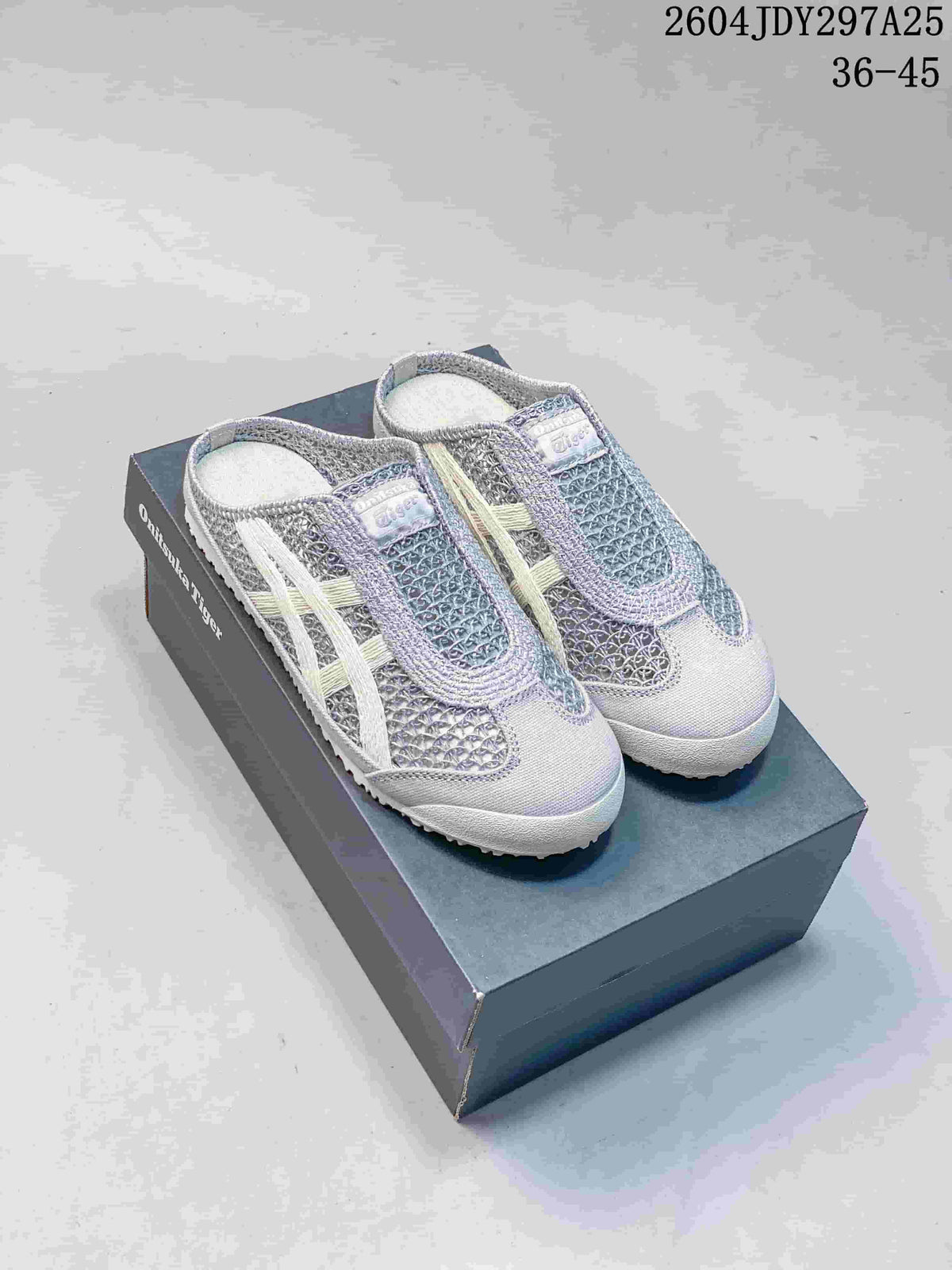 Onitsuka Tiger Mexico 66 Sabot Gray Slip-On Sneakers