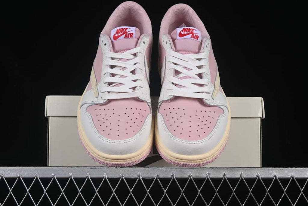 Jordan 1 Low OG Pink and Sail Sneakers DM7866-600