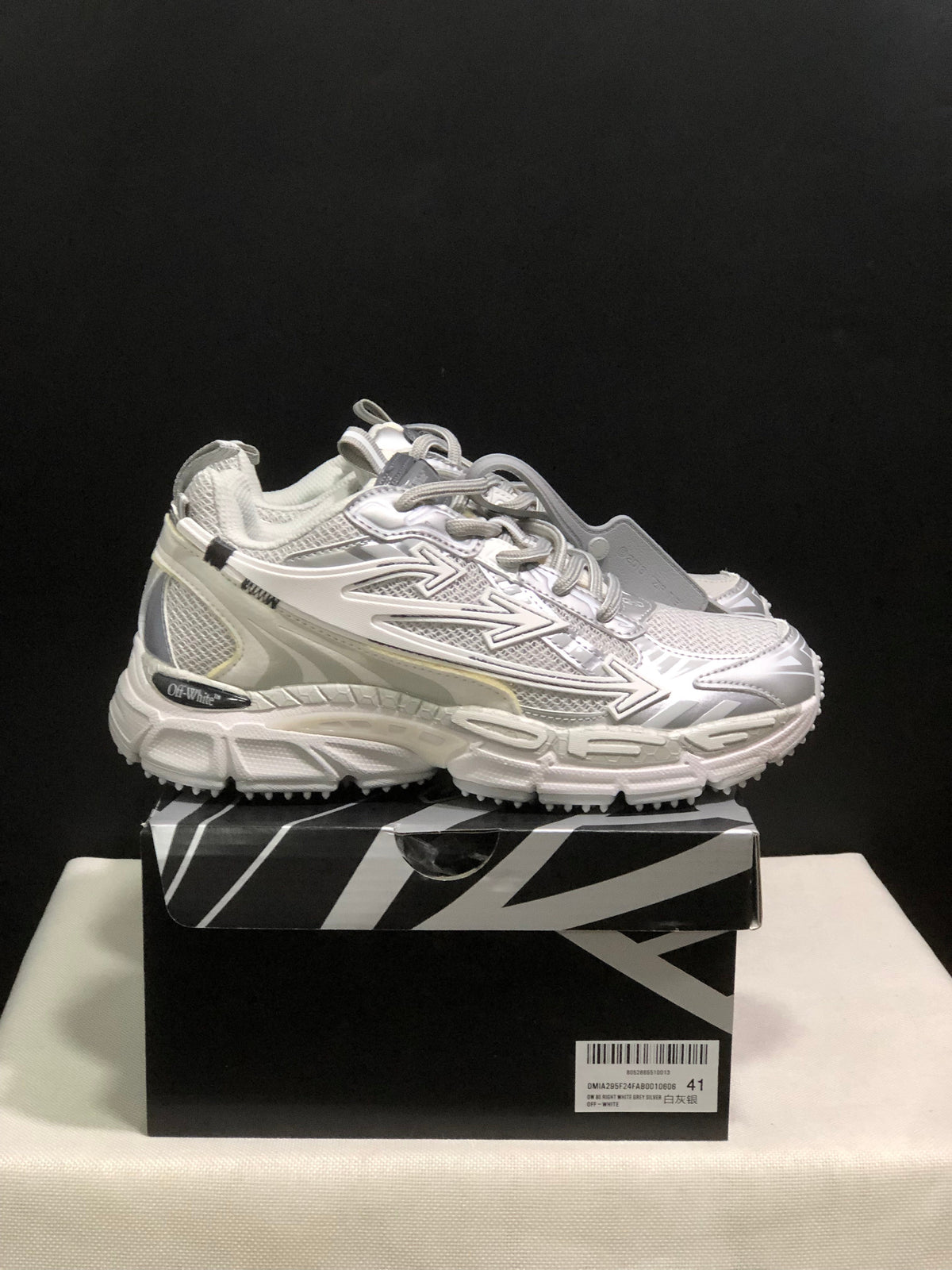 Off-White Be Right Back Sneakers White and Grey