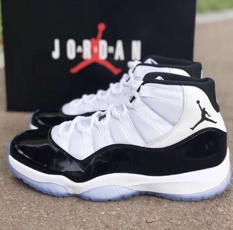 Jordan Air Jordan 11 Concord Black White Sneakers