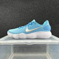 Nike Blue and White Low-Top Sneakers