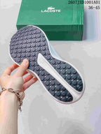Lacoste JXD1001A01 White and Navy Running Sneakers