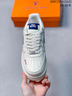 Nike Air Force 1 '07 Low White Navy Red Sneakers