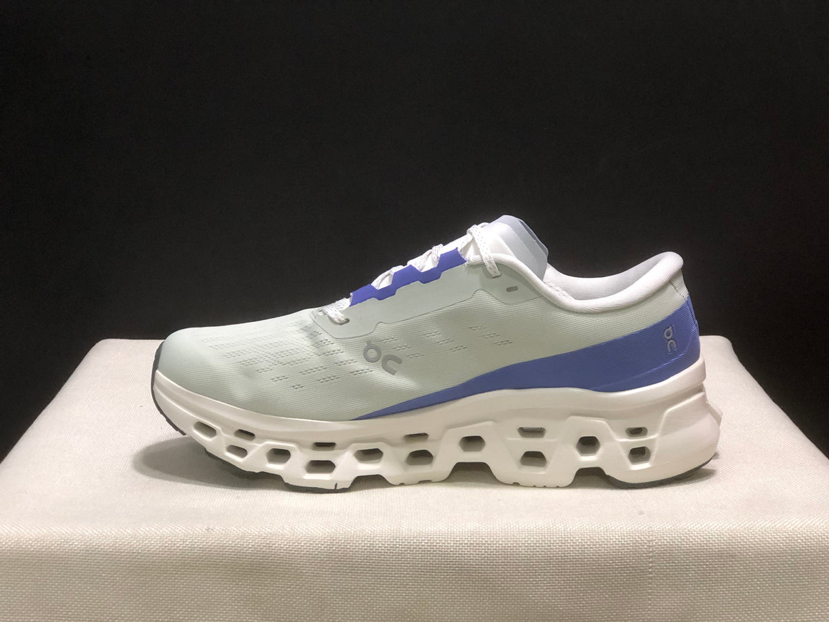On Cloudmonster 3 Running Shoes White Blue