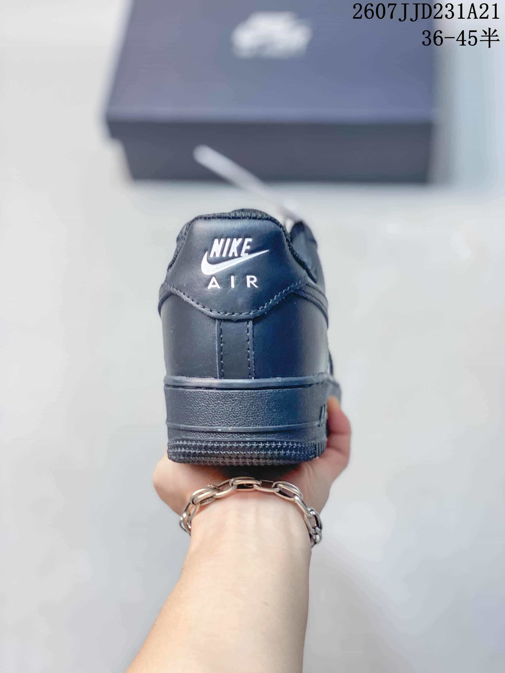 Nike Air Force 1 Low Black Sneakers 2607JJD231A21