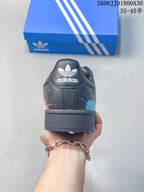 Adidas Originals Superstar Black Splatter Low-Top Sneakers