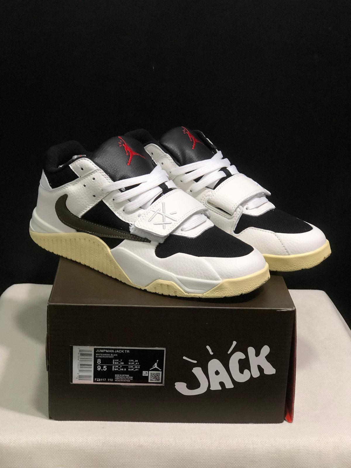 Jordan Jumpman Jack TR Sneakers White Black Sail FZ8117-110