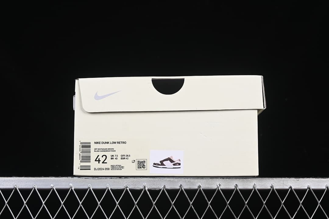 Nike Dunk Low Brown and White Sneakers