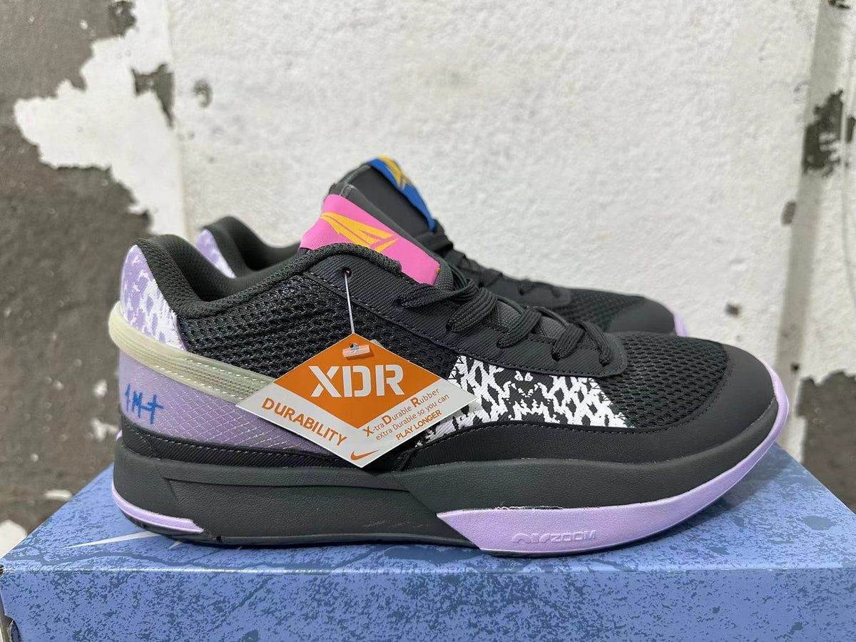 Nike Zoom Freak 5 Basketball Shoes Black Purple