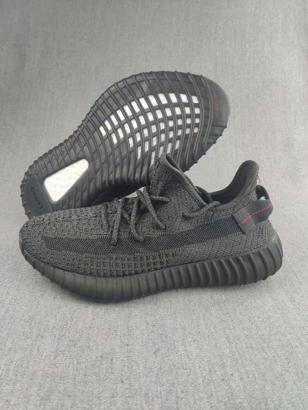 Yeezy Boost 350 V2 Dark Gray Knit Sneakers