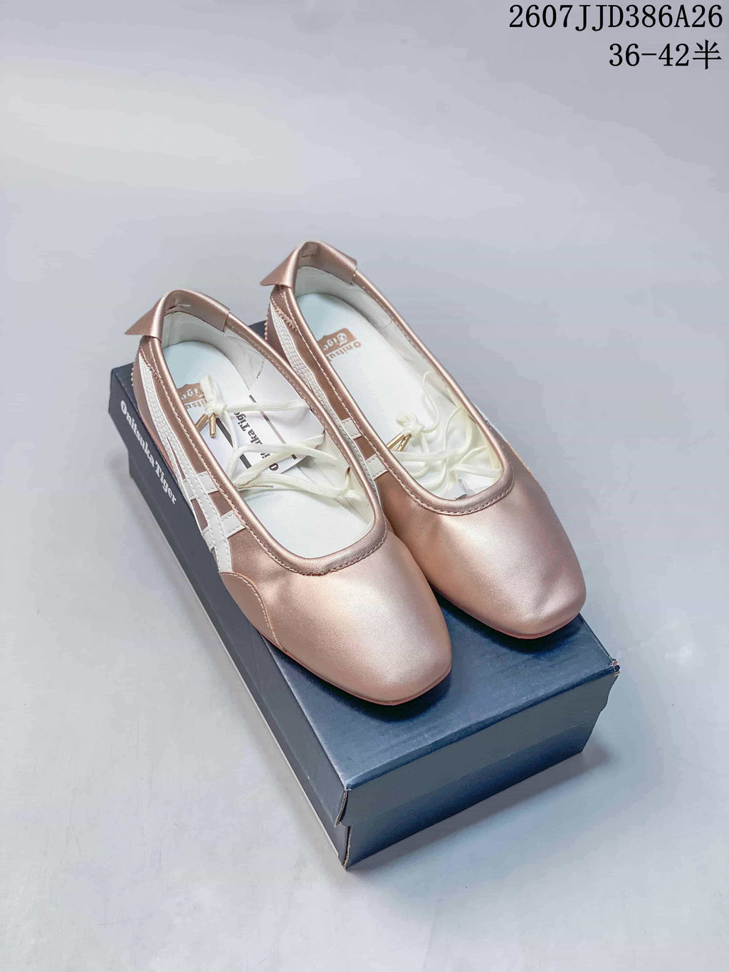 Onitsuka Tiger GYMNARINA Pink Mary Jane Shoes 07JJD386A26