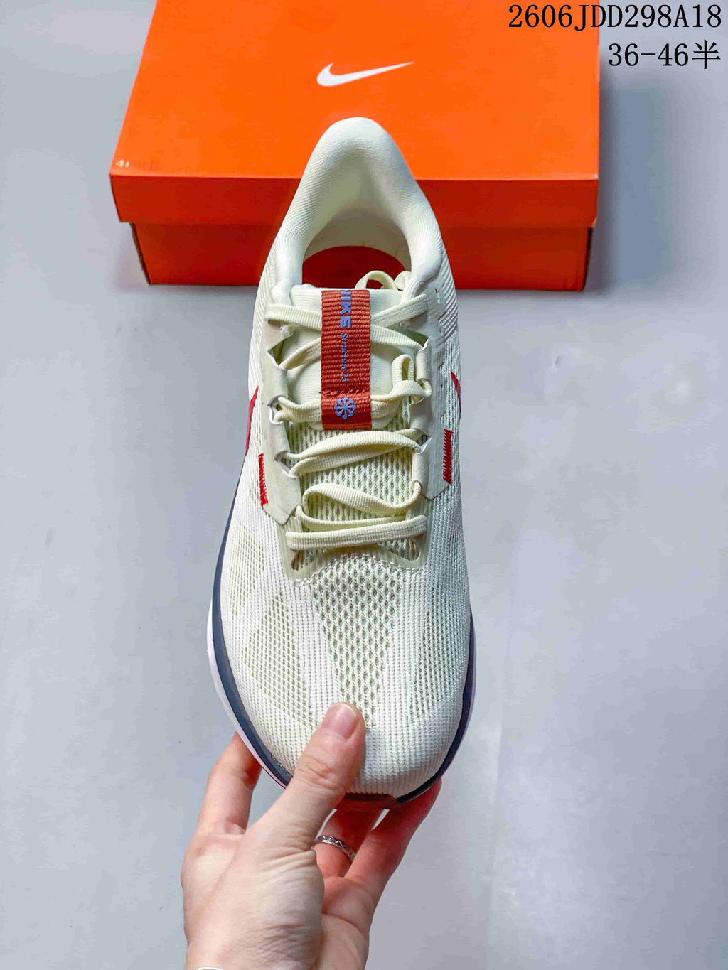 Nike Air Running Sneakers White Red Blue JDD298A18