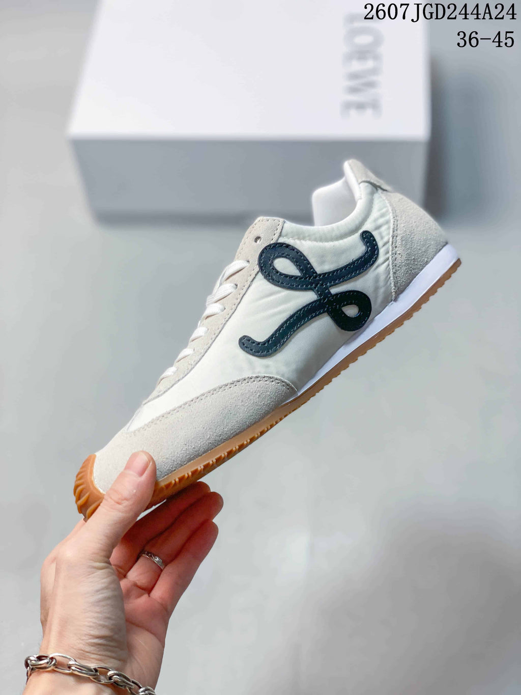 LOEWE Ballet Runner 2.0 Sneakers White Black Gum