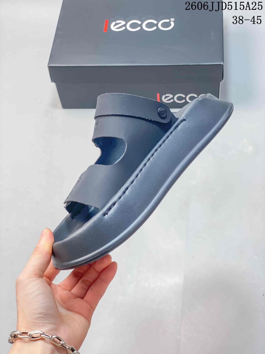 ECCO 2606JJD515A25 Dark Gray Sport Sandals