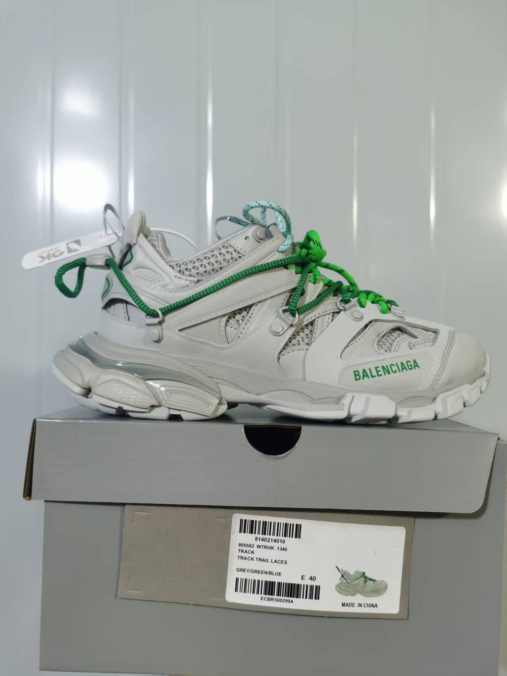 Balenciaga Track Trail Sneakers Grey Green Blue 1340