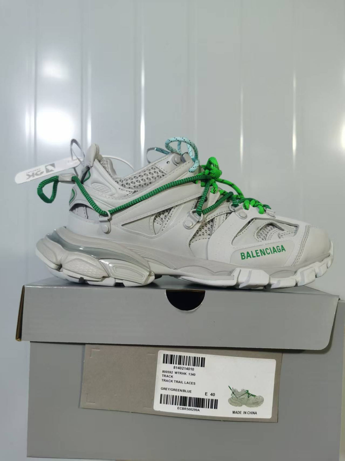 Balenciaga Track Trail Sneakers Grey Green Blue 1340