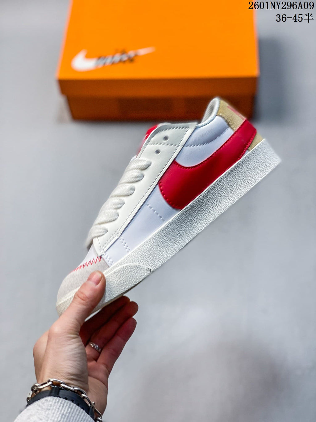 Nike Blazer Low ’77 Jumbo Sneakers White Red 2601NY296A09