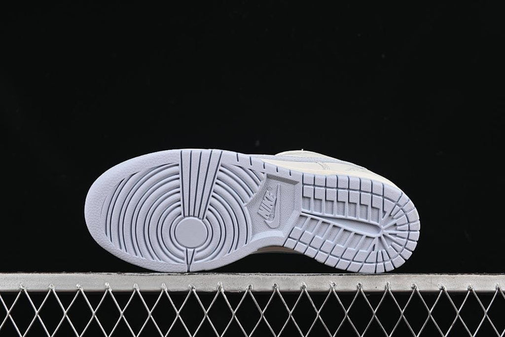 Nike SB Dunk Low White and Light Blue Sneakers