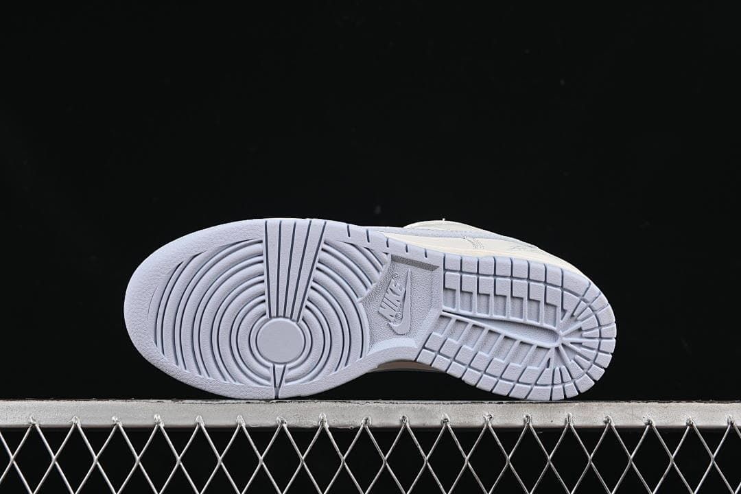 Nike SB Dunk Low White and Light Blue Sneakers
