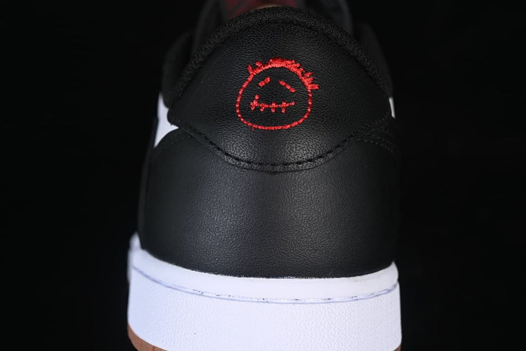 Travis Scott x Air Jordan 1 Low OG Black White Sneaker DM7866-201