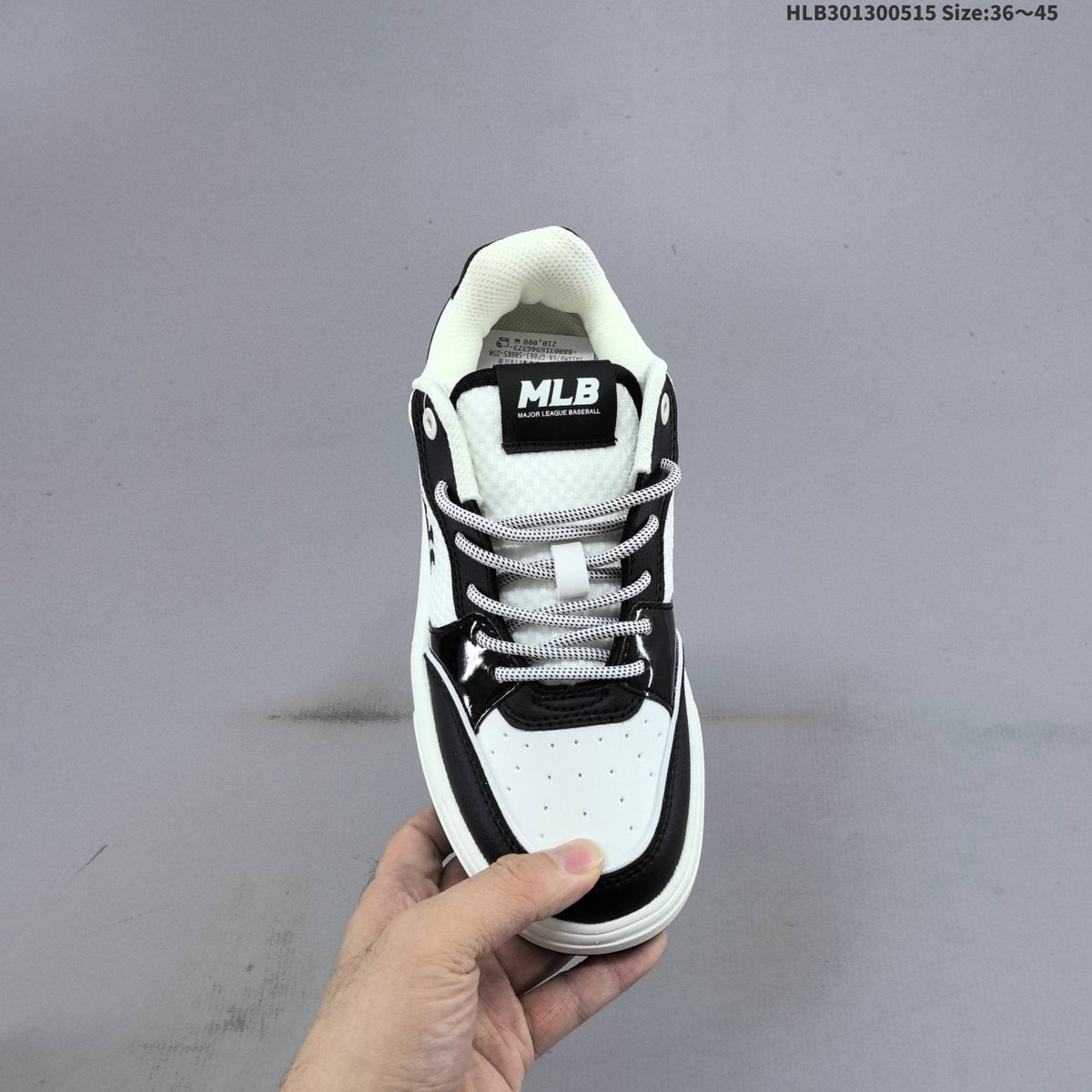 MLB Chunky Liner Low-Top Sneakers, Black and White
